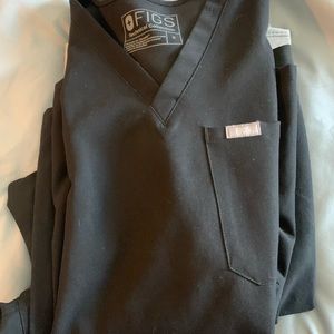 Figs black scrub set